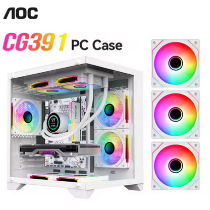 AOC CG391 boîtier PC MATX gaming, coque d’ordinateur