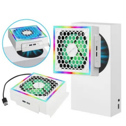 Ventilateur de refroidissement LED réglable pour Xbox Series S