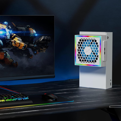 Ventilateur de refroidissement LED réglable pour Xbox Series S