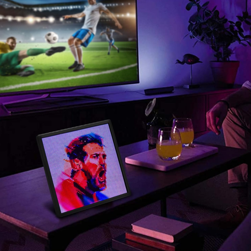 Écran intelligent LED Pixel Matrix RGB 64x64, contrôlé par application